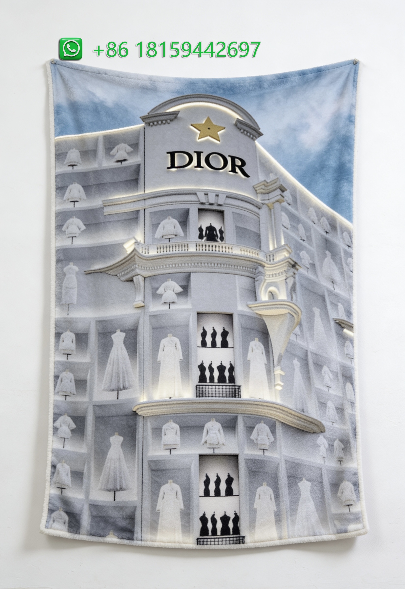 Dior Throw Blankets